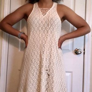 Crochet Detail Boutique Dress